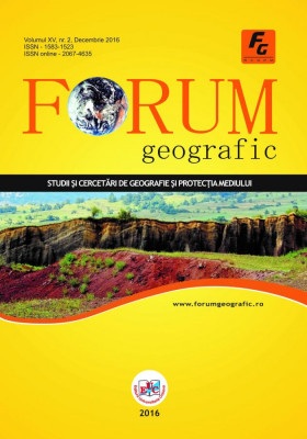 Forum Geografic, Vol. XV, Nr. 2, Decembrie 2016