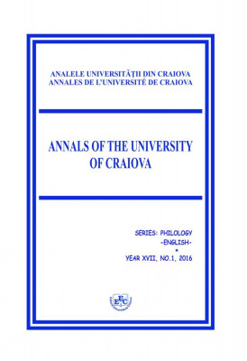 Annals of the University of Craiova, Series Philology-English, Year XVII, no. 1, 2016
