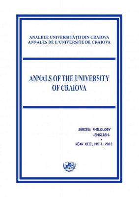 Annals of the University of Craiova, Series Philology - English, year XIII, no. 1, 2012