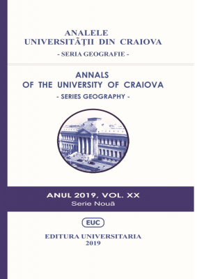 ANALELE UNIVERSITĂŢII DIN CRAIOVA - SERIA GEOGRAFIE, ANUL 2019, VOL. XX