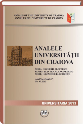 Analele Universitatii din Craiova, Seria Inginerie Electrica, Nr. 37, 2013