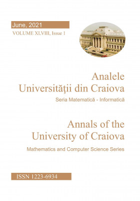 Annals of the University of Craiova Mathematics and Computer Science Series Vol. XLVIII Issue 1, June 2021