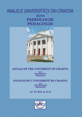 Analele Universității din Craiova, Seria Psihologie-Pedagogie, An XVI, nr. 33-34