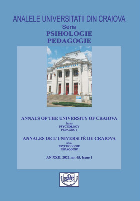 ANALELE UNIVERSITĂŢII DIN CRAIOVA Seria Psihologie- Pedagogie, An XXII, 2023, nr. 45, Volum I