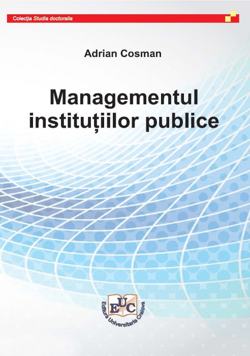 MANAGEMENTUL INSTITUȚIILOR PUBLICE - CD