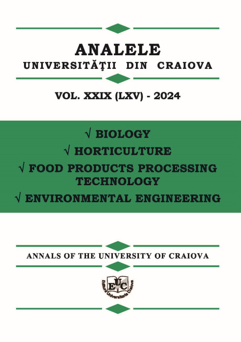 ANALE UNVERSITATII DIN CRAIOVA, SERIA HORTICULTUCURA, VOL. LXV