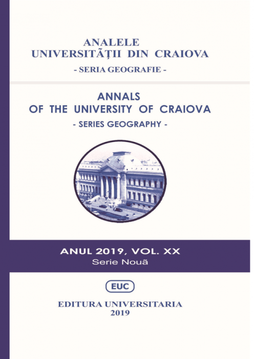 ANNALS OF THE UNIVERSITY OF CRAIOVA - SERIES GEOGRAPHY - ANUL 2019, VOL. XX