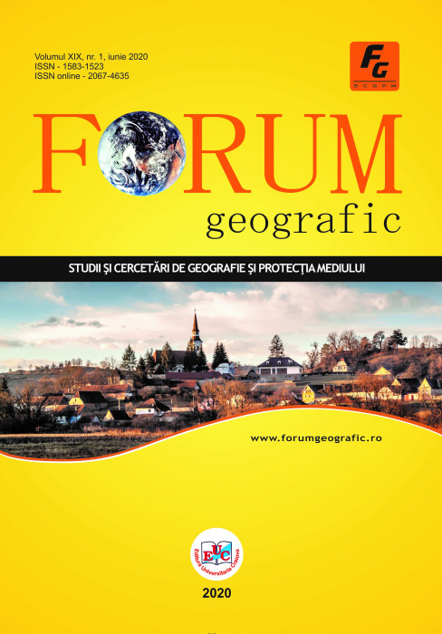Forum geografic. Studii și cercetări de geografie și protecția mediului Volume XIX, Issue 1 (June 2020)