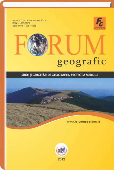 Forum Geografic, Vol. XI, nr. 2, Decembrie, 2012