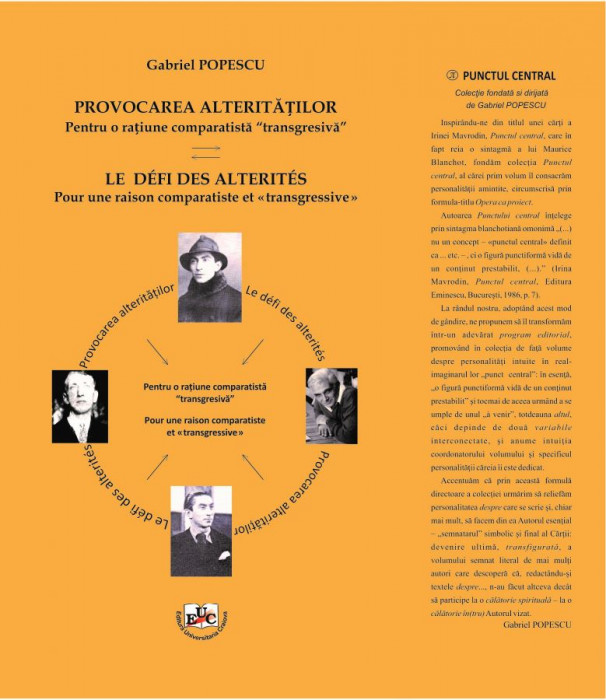 THE CHALLENGE OF ALTERITIES. For a “Transgressive” Comparative Reason / LE DÉFI DES ALTERITÉS. Pour une raison comparatiste et «transgressive»