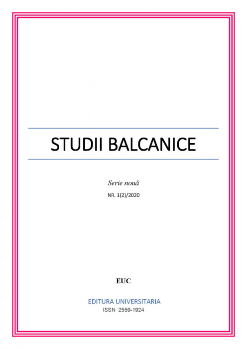 STUDII BALCANICE, Serie nouă, Nr. 1(2)/2020