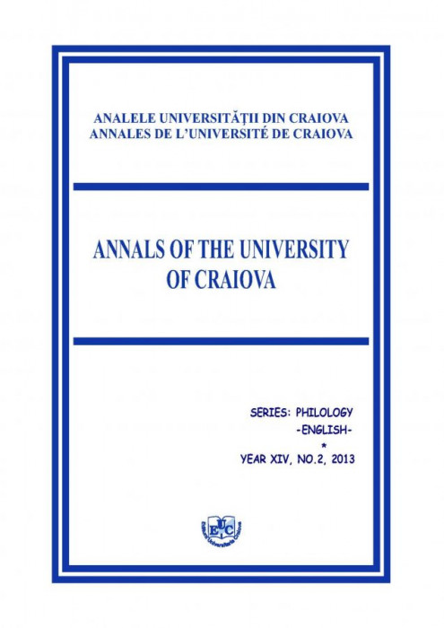Annals of the University of Craiova, Series Philology - English, year XIV, no. 2, 2013