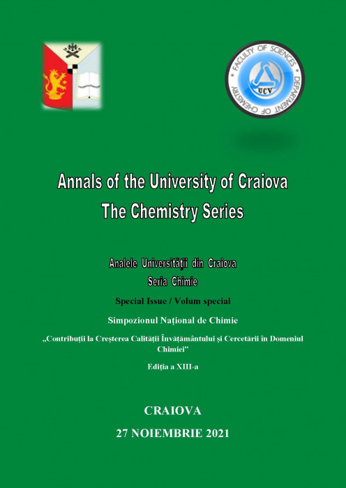 ANNALS OF THE UNIVERSITY OF CRAIOVA, SERIES CHEMISTRY, SPECIAL ISSUE, 2021