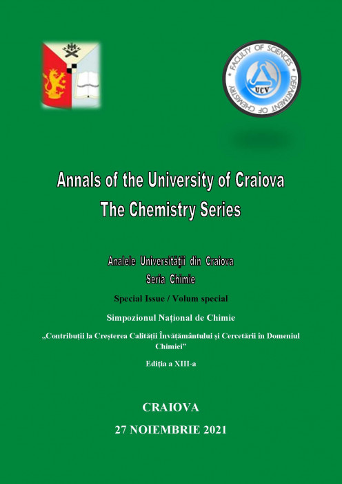 ANALELE UNIVERSITĂȚPP DIN CRAIOVA, SERIA CHIMIE, VOLUM SPECIAL, 2021