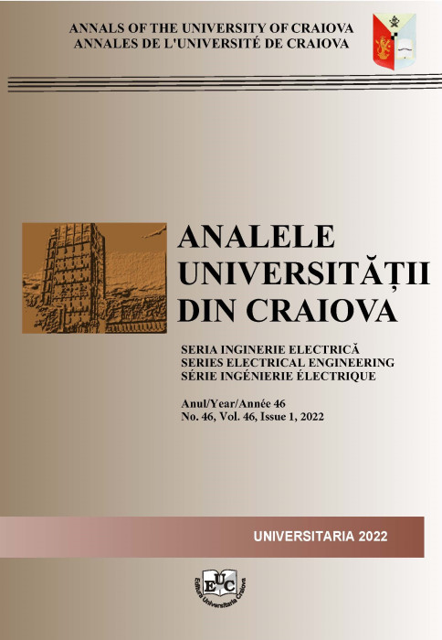 ANNALS OF THE UNIVERSITY OF CRAIOVA, Year 46, No. 46, Vol. 46, Issue 1, 2022