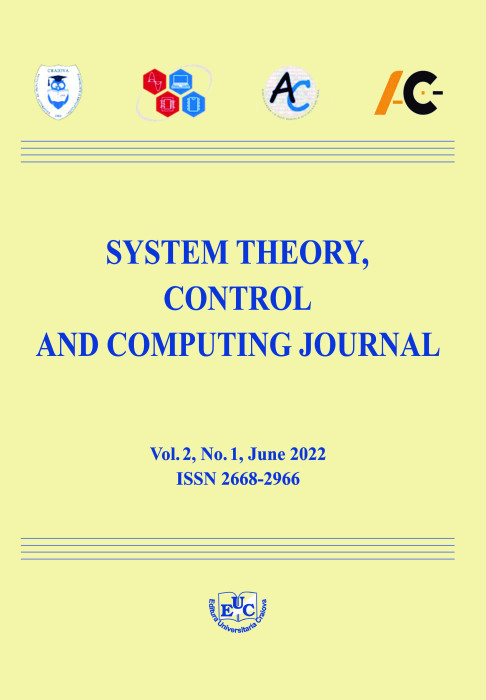 SYSTEM THEORY, CONTROL AND COMPUTING JOURNAL Vol. 2, No. 1, June 2022
