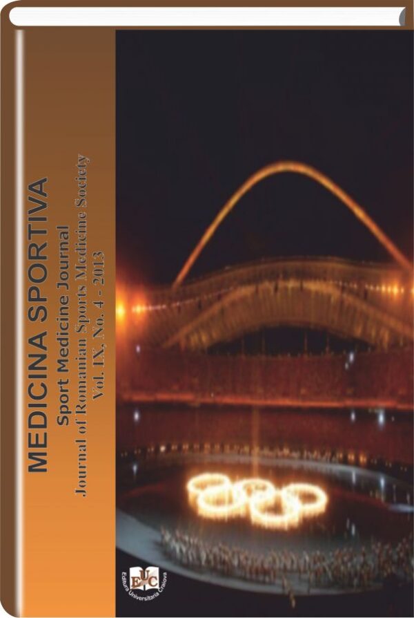 Medicina Sportivă. The Journal of Romanian Sport Medicine Society, Vol. IX, No. 4_2013