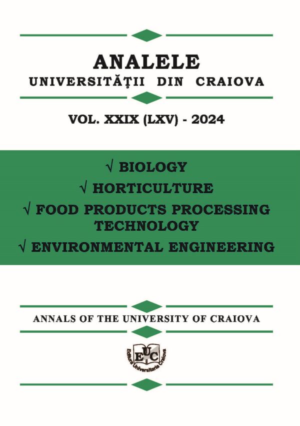 Analele Unversitatii din Craiova, Seria Horticultucura, vol. LXV, 2024