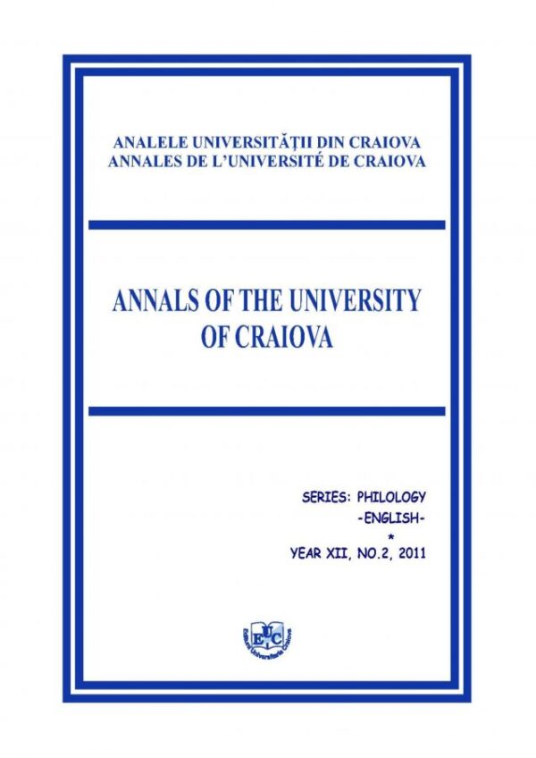 Annals of the University of Craiova, Series Philology – English, year XII, no. 2, 2011