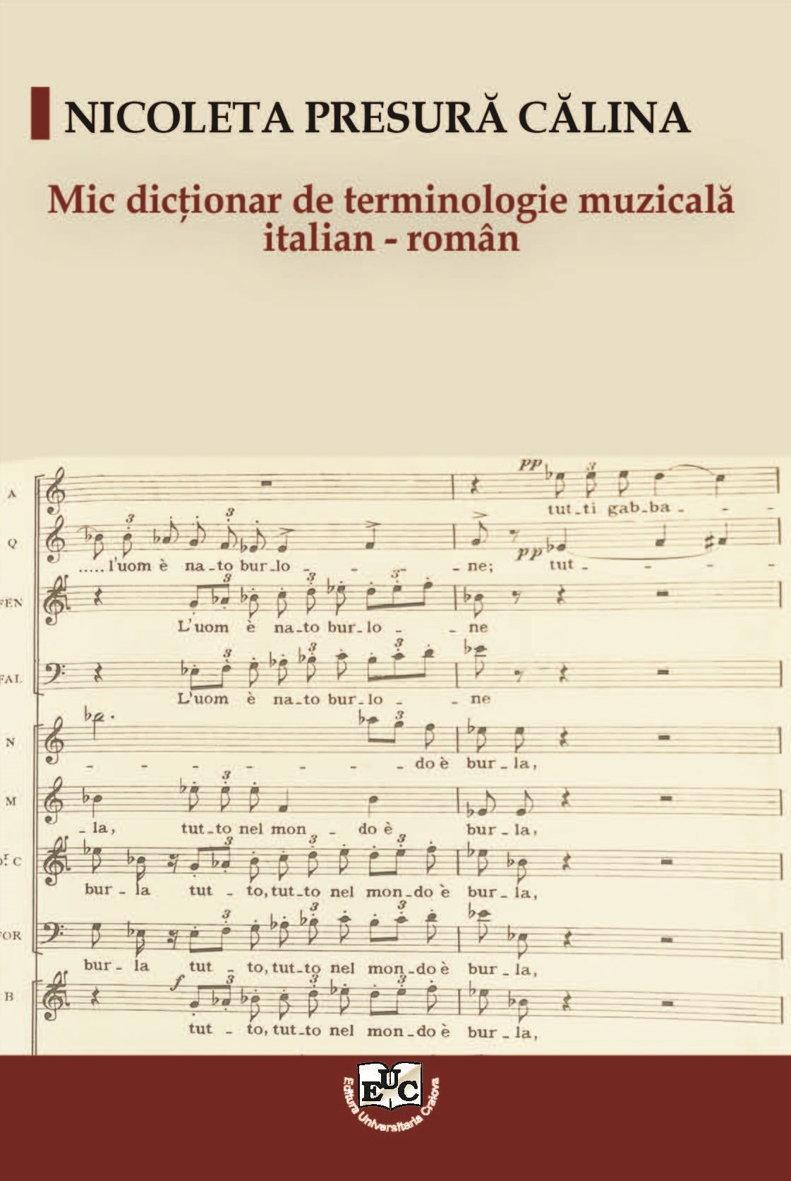 Mic dicționar de terminologie muzicală italian - român