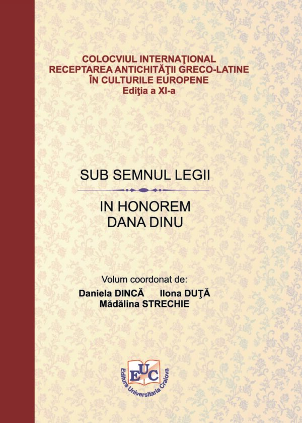 Sub semnul legii In Honorem Dana Dinu