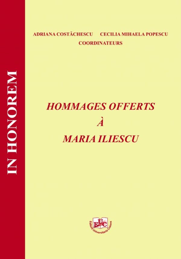 Hommages offerts à Maria Iliescu