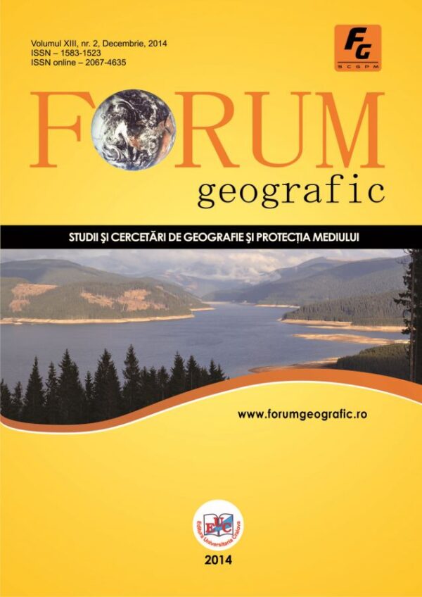 Forum geografic, vol. XIII, nr. 2, 2014