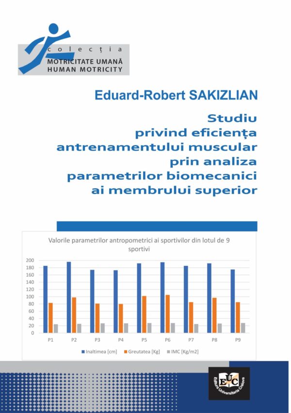 Studiu privind eficiența antrenamentului muscular prin analiza parametrilor biomecanici ai membrului superior