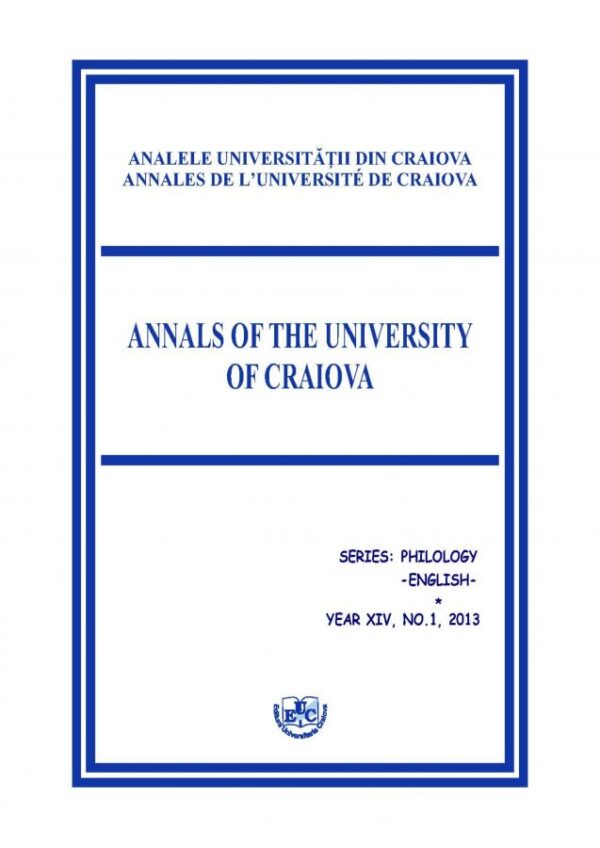 Annals of the University of Craiova, Series Philology – English, year XIV, no. 1, 2013
