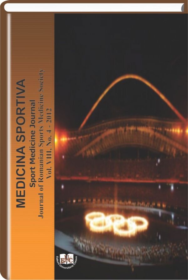Medicina Sportivă. The Journal of Romanian Sport Medicine Society, Vol. VIII, No. 4_2012